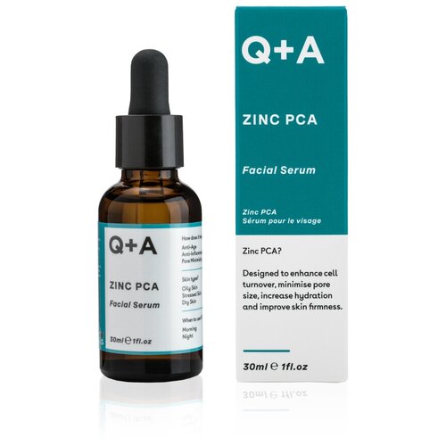 Q+A Zinc PCA Facial Serum, 30 ml / Сыворотка для лица , 30 ml