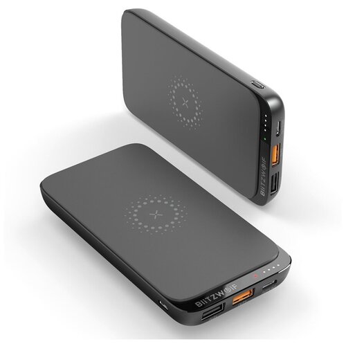 Внешний аккумулятор BlitzWolf BW-P10 18W Power Bank Wireless Charger Black 286000₽