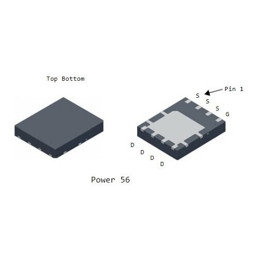 Микросхема FDMS7660 N-Channel MOSFET 30V 28A POWER56