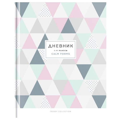 ArtSpace Дневник Geometric pattern, белый23 шт.