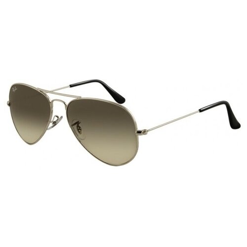 солнцезащитные очки ray ban ray ban rb 3025 003 32 rb 3025 003 32 серебряный Солнцезащитные очки Ray-Ban, серебряный, серый