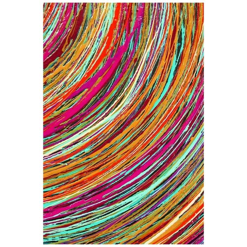 Постер на холсте Цветные линии (The colored lines) 30см. x 45см.
