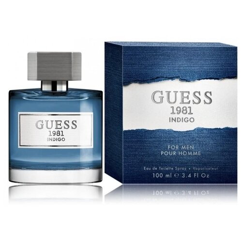 Guess туалетная вода 1981 Indigo for Men, 100 мл burberry туалетная вода touch for men 100 мл