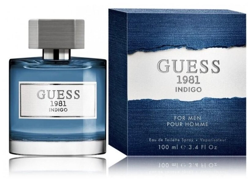 Guess Мужской Guess 1981 Indigo For Men Туалетная вода (edt) 100мл