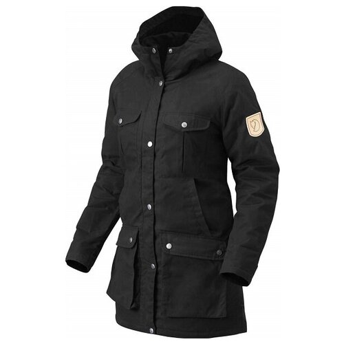 фото Парка женская fjallraven greenland parka w black, размер l