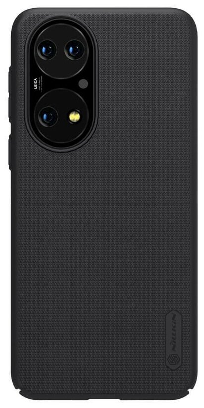 Накладка Nillkin Frosted Shield пластиковая для Huawei P50 Black (черная)