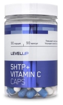 5-Гидрокситриптофан 5-HTP + Vitamin C Level Up 90 капс.