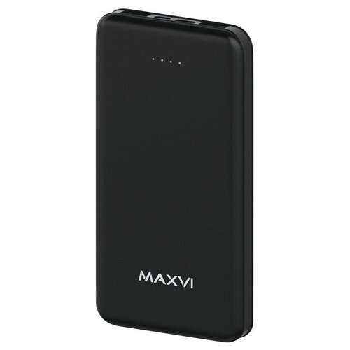 Внешний аккумулятор 10000mAh 2USB 2.1A Maxvi PB10-06 Black