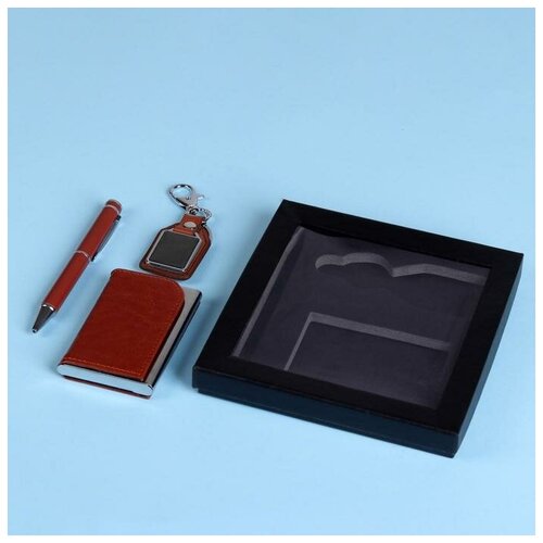 фото Набор подарочный 3в1 (ручка, брелок, визитница) 5092238 . yandex market