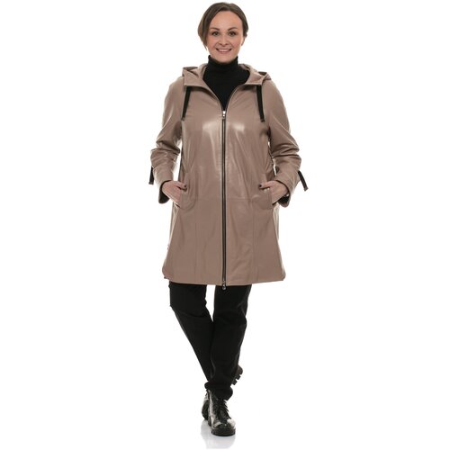 фото Куртка из натуральной кожи с капюшоном alessandro pelle d4028