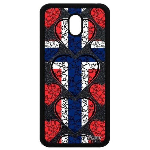 фото Защитный чехол на мобильный // samsung galaxy j5 2017 // "флаг норвегии с сердцем" любовь дизайн, utaupia, цветной