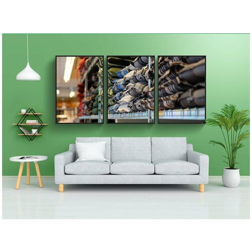 фото Набор модулных постеров для интерьера "нагрузка, полка, бизнес" 60x90 см. в тубусе, без рамки lotsprints