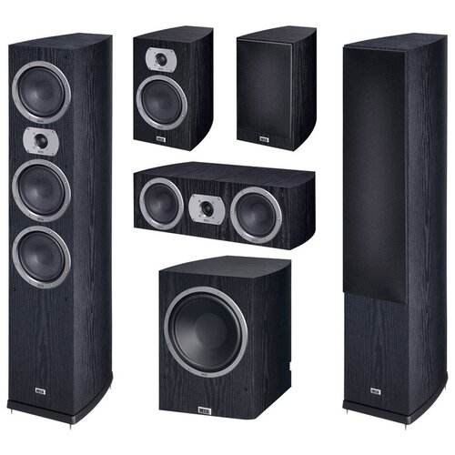 Комплект акустических систем HECO Victa Prime Set 702/302/102/252A Black