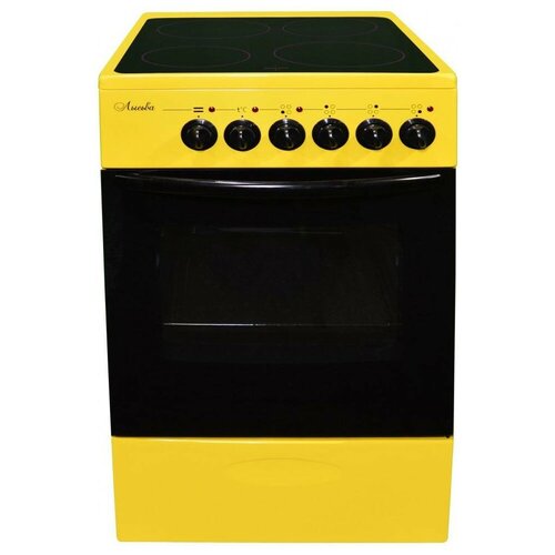 Плита Электрическая Лысьва EF4011MK00 желтый стеклокерамика без крышки 2091300₽