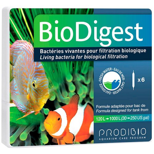 start up nano набор средств bio digest stop ammo 2шт в блистере BIO DIGEST гипер-концентрированное бактериальное средство для пресных и морских аквариумов (6шт)