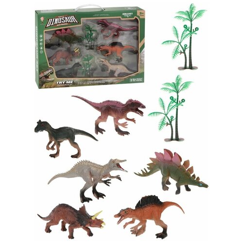 фото Игровой набор динозавры, 8 предм наша игрушка 929-70-i