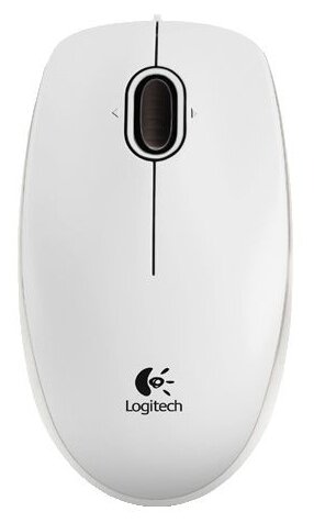 Мышь Logitech B110 USB, White (910-001804)