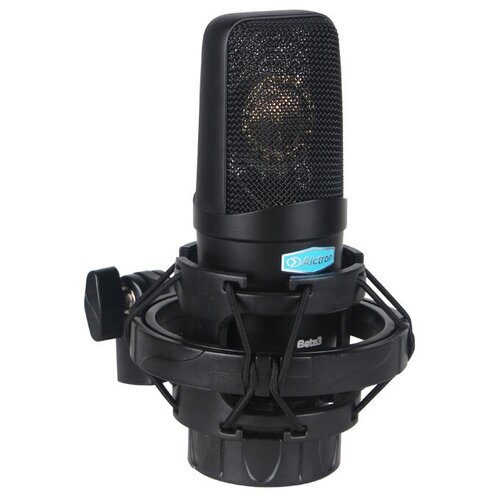 Микрофон конденсаторный студийный с кейсом, футляром, креплением и амбушурой, Alctron - Pro Fet