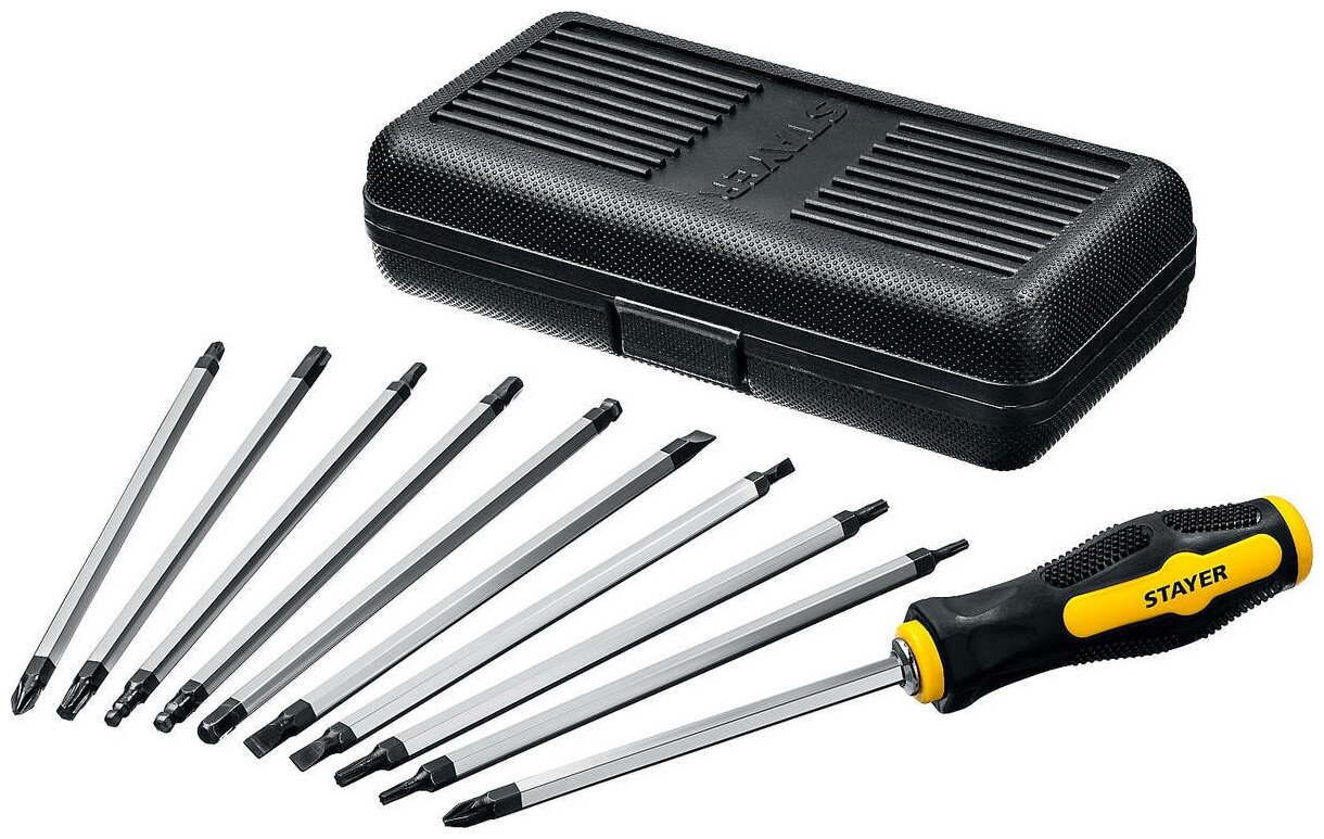 фото Отвертка с переставными стержнями STAYER Hercules-20-in-1 20 предм. 2513