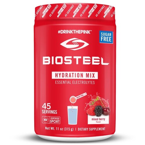 фото Изотоник biosteel sports hydration mix 315 г, ягодный микс