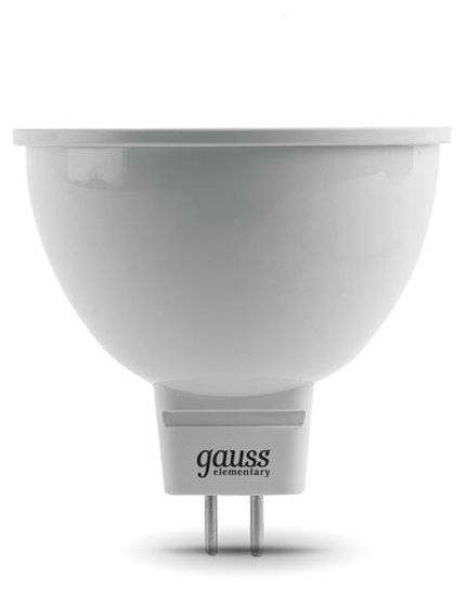 Упаковка светодиодных ламп Gauss Elementary LED MR16 GU5.3 9W 4100K 13529 x10 - фотография № 1