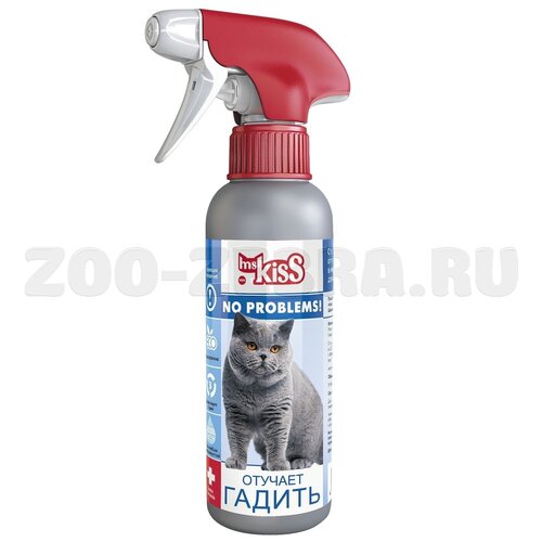 Ms.Kiss Спрей No problems Отучает гадить для кошек MK05-00280, 0,2 кг mr bruno no problems спрей нейтрализует запах 200 мл