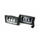 Противотуманная фара ВАЗ 2110-2115 LED К-Т бело-желтый свет+ДХО, сверхмощные! - изображение