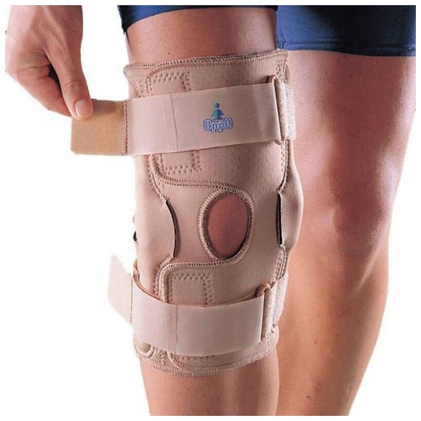 OppO 1032-S Ортез коленный ортопедический разъемный шарнирный (S / Бежевый)