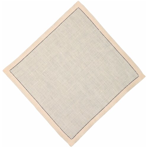 Комплект розовых льняных столовых салфеток 