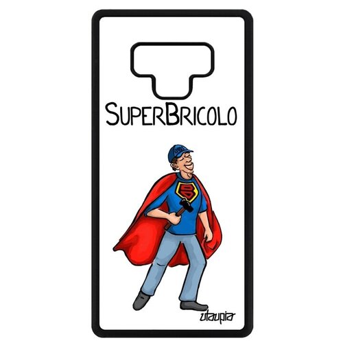 фото Простой чехол на телефон // galaxy note 9 // "супермастер" рисунок супергерой, utaupia, белый