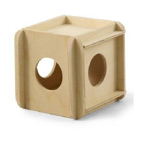 Гамма 42032024 Игрушка-кубик д/мелких животных деревянный, 115*100*100мм .