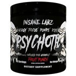 Insane Labz Psychotic Black, 220 г / 35 порций, Fruit Punch / Фруктовый Пунш - изображение