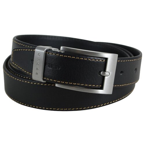 фото Ремень cross, размер 133, бежевый, черный