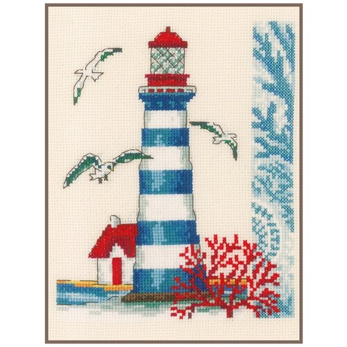 фото Набор для вышивания крестиком vervaco "маяк" (pn-0173175)