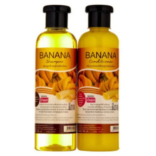 Banna Шампунь и Кондиционер с экстрактом Банана / Shampoo Conditioner Banana 2 х 360 мл