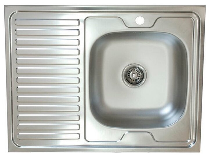 фото Мойка из нержавеющей стали накладная Ledeme L98060-R глянцевая