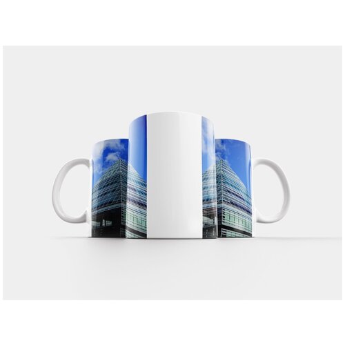 фото Кружка "городская библиотека, строительство, ulm" 320 мл lotsprints