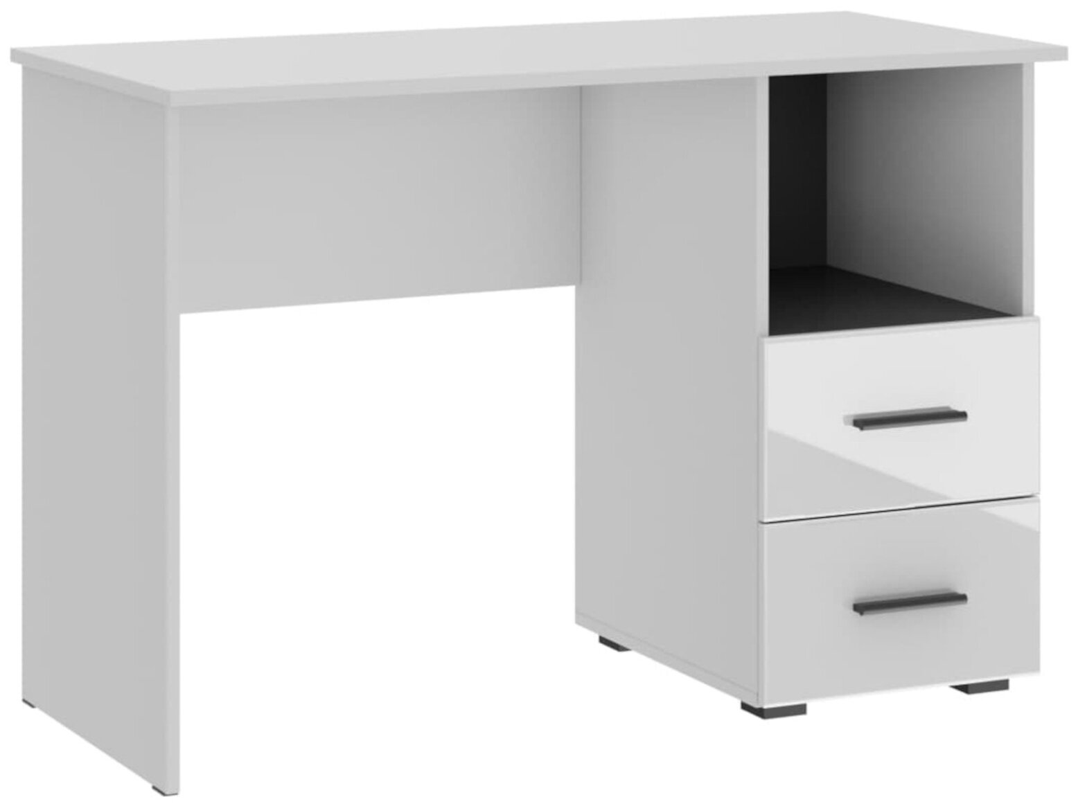 Письменный стол НК-Мебель Gloss Белый 110 х 75 х 51 см (ШхВхГ)