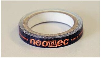 Торцевая лента для настольного тенниса Neottec 1m/6mm x2 Black