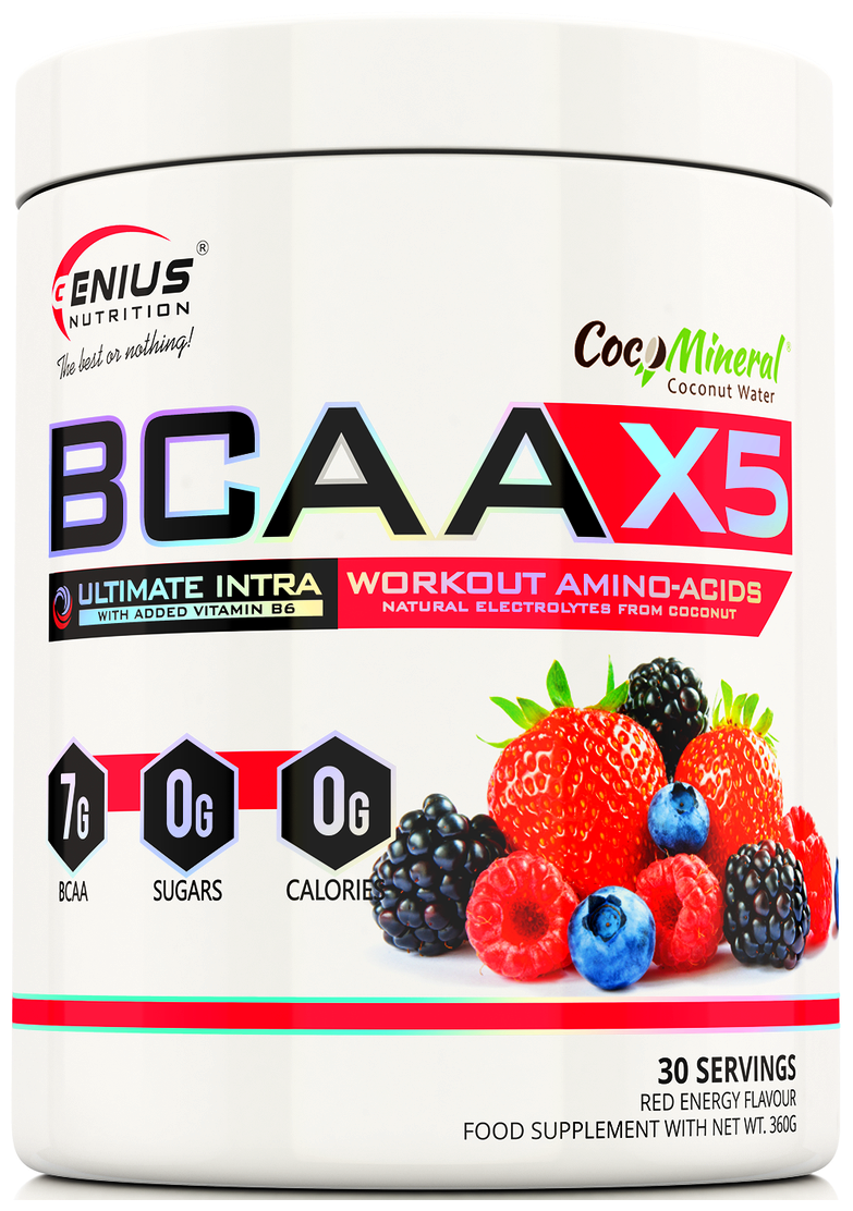Genius Nutrition BCAA-X5 360 гр., ягодный микс