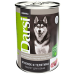 DARSI ACTIVE DOG для активных взрослых собак паштет с ягненком и телятиной (410 гр х 9 шт) - изображение