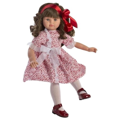 фото Asi asi кукла виниловая аси (asi) пепа в платье с красным бантом (57 см)