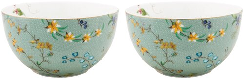 Набор из 2-х пиал Pip Studio Jolie Flowers Blue, д. 12 см, 51.003.168