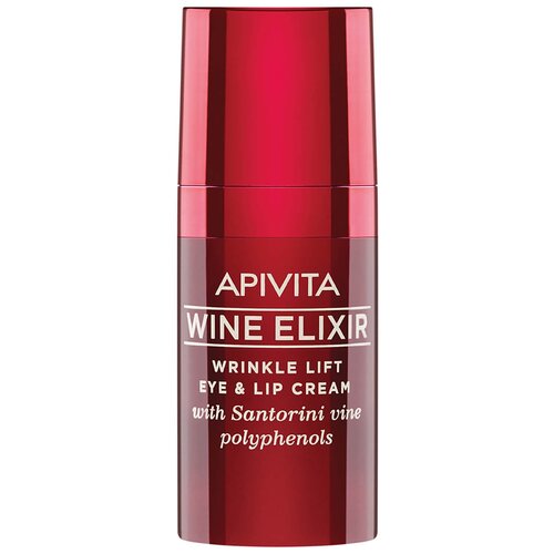 Apivita Wine Elixir Wrinkle Lift Eye  Lip Cream / Крем-лифтинг для кожи вокруг глаз и губ, 15 мл