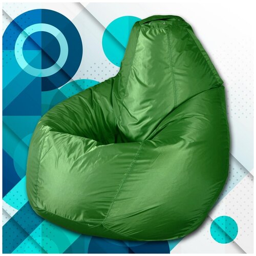 Кресло-мешок Груша Пазитифчик зеленая (оксфорд) 160x100 см