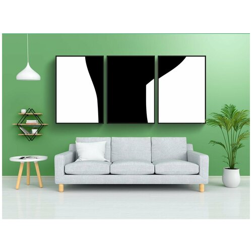 фото Набор модулных постеров для интерьера "силуэт руки, рука, помощь" 60x90 см. в тубусе, без рамки lotsprints