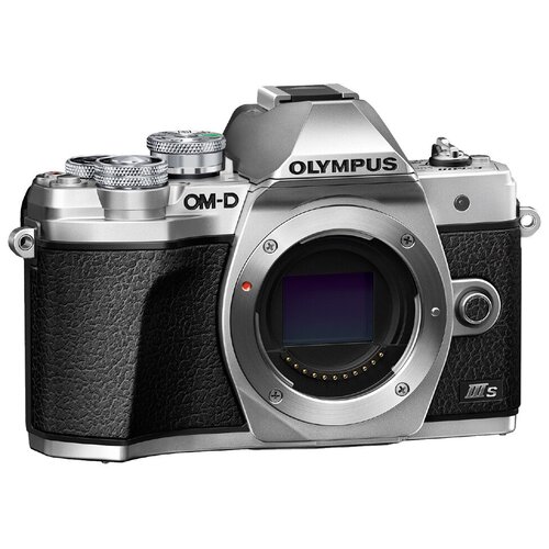 фото Беззеркальный фотоаппарат olympus om-d e-m10 mark iii s body, cеребристый