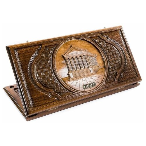 Hrachya Ohanyan. Нарды Гарни в сочетании со сложными элементами классические. Ручная работа. 60х60см.