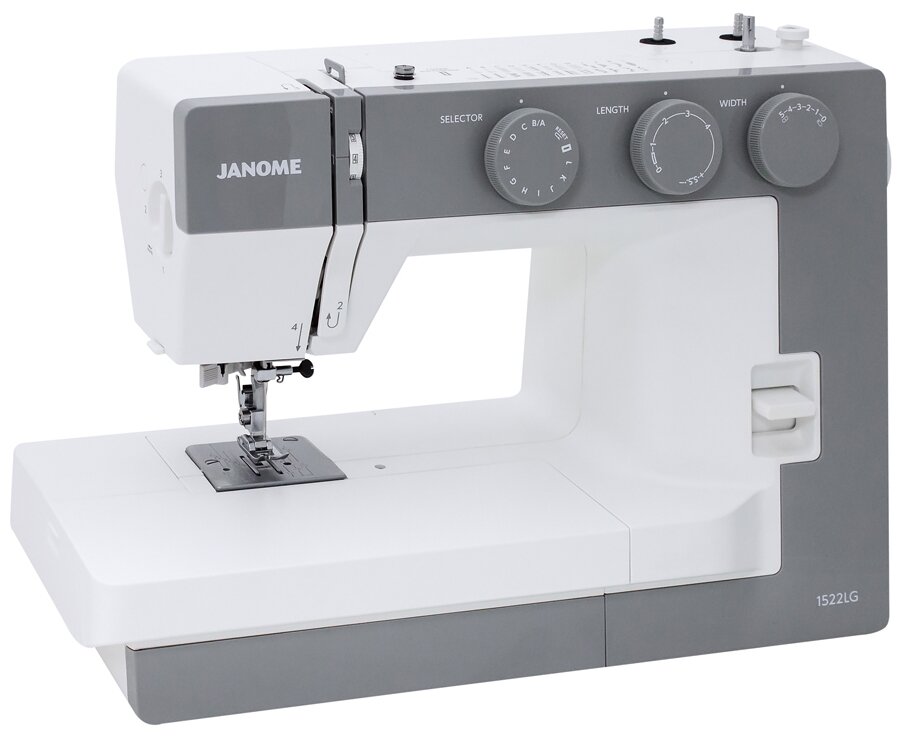 Швейная машина Janome 1522 LG, белый/серый