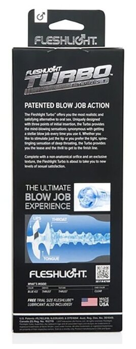 FleshLight Мастурбатор Fleshlight Turbo - Thrust Blue Ice, нежно ...
